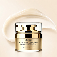 Crème pour le visage à base de cellules souches de culture de cellules végétales de pomme, formule suisse OEM, professionnelle, raffermissante, anti-rides, hydratante