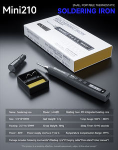 <span class=keywords><strong>Fer</strong></span> à <span class=keywords><strong>souder</strong></span> intelligent MECHANIC Mini210 40W, température constante, stylo à <span class=keywords><strong>souder</strong></span>, électricien, portable, haute puissance, outil de réparation et de soudage - Product Image 6