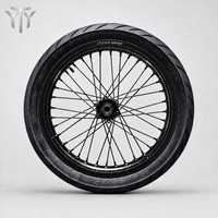Kit Supermoto Électrique Haute Performance 17 Pouces pour Sur-Ron Light Bee 2ème Génération 2026, Moyeux en Aluminium CNC, Compatibilité 100/80-17 130/70-17