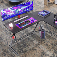 Nouveau L en forme de bureau coin ordinateur portable Table d'étude poste de travail support libre travail étudier bureau de jeu en gros