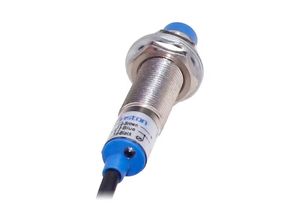 Capteur de proximité inductif Winston LM12, détection 4 mm, 6-36 V CC, normalement fermé (NF), normalement ouvert (NO), connecteur aviation - Product Image 1