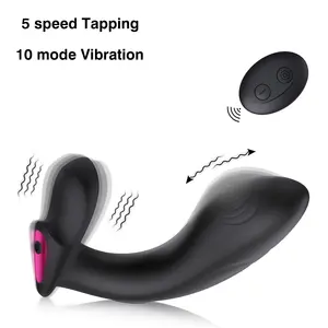 10 Modes Vibrating 5 Types Slapping Vibration Expansion Adult Prostate Massager Anal Patting Vibrator Sex Toys for Men