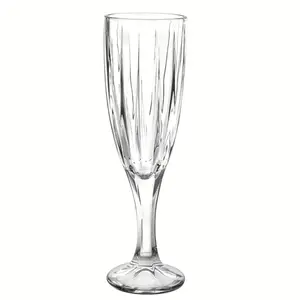 7oz 200ml crystal pressed glass goblet elegantly designing wine glasses champagne used stemware cup for wedding