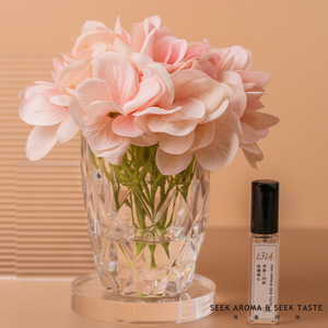 Heshes Hydrangea <b>Reed</b> <b>Diffuser</b> Glass Long Lasting Aromatic Home Decor Gift All Season - Product Image 1