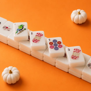 Ensemble de Mahjong en Acrylique Écologique Premium, Thèmes de Tricot Mignons avec Chats en Fil – Tuiles de 36 mm, Édition Limitée, Cadeau pour Amateurs de Chats, <span class=keywords><strong>Poker</strong></span> - Product Image 5