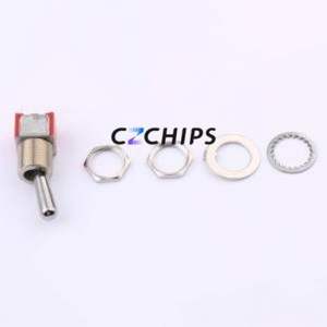 MT-0-202-L001-D000-RS Toggle Switch Through hole Component (THT)-6P,13.1x10.6mm Switch - Product Image 2