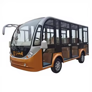 Bus électrique de navette à 14 places à prix abordable avec batterie au lithium pour le transport aéroportuaire et touristique, véhicule électrique de tourisme - Product Image 1