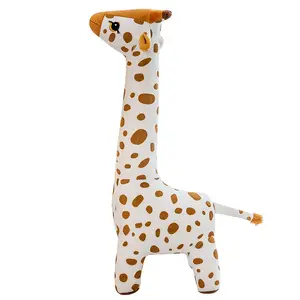 大型毛绒长颈鹿批发毛绒野生动物玩具大尺寸逼真长颈鹿毛绒玩具