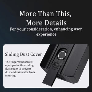 ตัวล็อกประตูอิเล็กทรอนิคส์แบบไม่ใช้กุญแจอัลลอยด์อัจฉริยะตัวล็อคประตูแบบไร้กุญแจ IP67กันน้ำ - Product Image 3