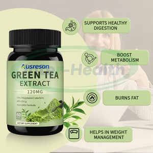 Cápsula erval do extrato do chá verde Egcg do suplemento a Ausreson Produtos gordos do emagrecimento do queimador Cápsulas do chá verde - Product Image 2