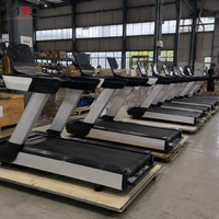 Tapis roulant électrique, équipement de salle de sport complet, tapis roulants commerciaux noirs pour la course à pied, écran LED LCD, équipement de salle de sport complet