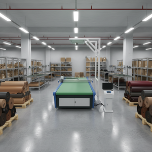 Máquina Cortadora de Guantes de Cuero Genuino Totalmente Automática de Alta Eficiencia, Oferta Exclusiva, con Buen Servicio Postventa - Product Image 1