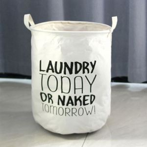 Modern Bathroom Storage Basket, Durable Non-Woven Fabric Laundry Basket With Folding Function - Product Image 1