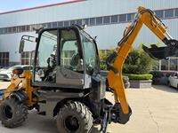 Mesin Pertanian Tiongkok mesin multifungsi backhoe loader traktor kompak muatan depan dengan harga murah