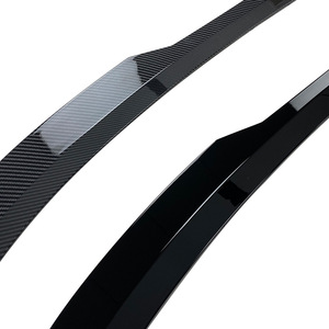 Volkswagen Golf 8 Rear Spoiler Piano <b>Black</b> Carbon Fiber Texture ABS Trunk <b>Wing</b> - Product Image 5