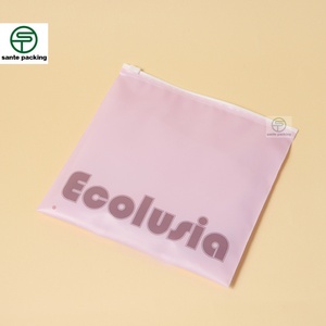 Custom Matt Printing Frosted PE Garment Pouch Transparent Plastic <b>Bag</b> for Clothes Underwear Socks <b>Packaging</b> <b>Bags</b> - Product Image 6