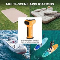 Pompe à air portable d'extérieur avec pression et débit réglables pour gonflage et dégonflage de SUP, jouets gonflables et bouées de natation