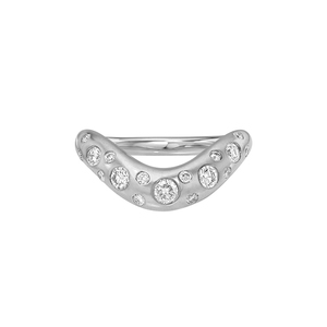 Gemnel 18K Gold Daily Commuting Outfit and Office Workers' Diamond Rings for Women - Product Image 4