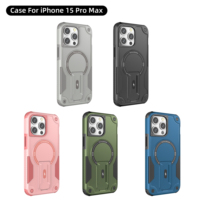 Étui de protection pour téléphone portable tendance, coque de protection pour Apple iPhone 15 Pro Max avec fonction de charge