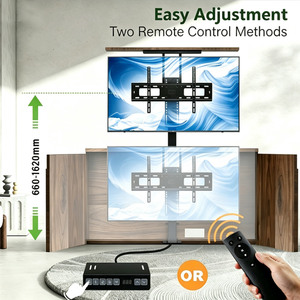 Compact Electric Automatic Mechanism Motorised <strong>TV</strong> Lift <strong>Stand</strong> With Remote Control Height Adjustable Drop Down <strong>TV</strong> Mount - Product Image 4