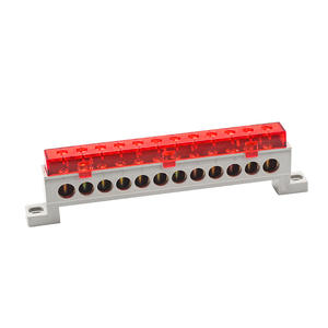 Bloc de bornes neutres en cuivre Ys pour barres omnibus 1,1 mm pour mise à la terre en ingénierie électrique - Product Image 1