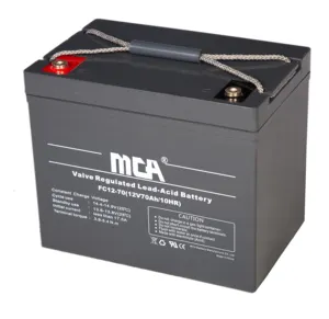 太阳能系统用MCA 12V 75AH 100Ah 150Ah 200Ah 300Ah深循环凝胶储能电池/铅酸电池/VRLA/SLA/AGM