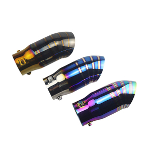 63mm Stainless Steel <b>Car</b> Exhaust Pipe Modification Tail Throat End Tail Pipe Outlet Universal Tail Pipe - Product Image 4