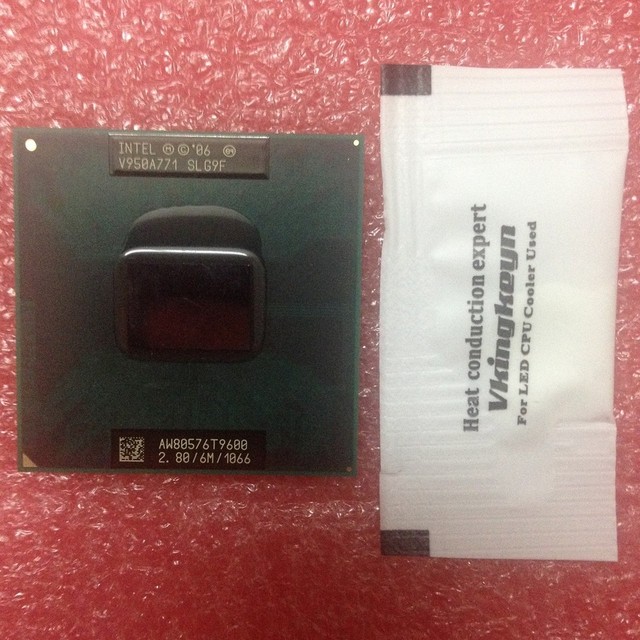 Core 2 T9600(AW80576GH0726M)SLB47 SLG8N SLG9F CPU 1066/2.8GHz