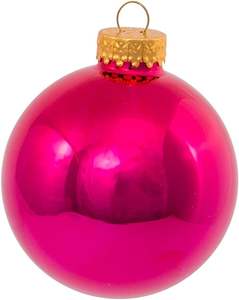 Hot Selling Custom Shiny Red Glass Ball Ornament Box Set Glass Blown Christmas Ball Ornaments for Xmas Tree Hanging <strong>Baubles</strong> - Product Image 5