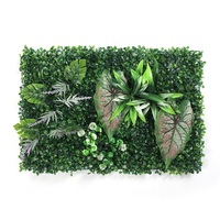 Panneaux muraux de plantes artificielles, verdure, mur de gazon, décoration de fond, feuilles de lierre artificielles, revêtement mural intérieur