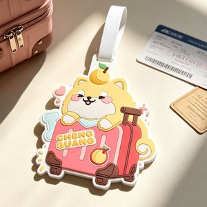 Étiquette de bagage en PVC et silicone écologique personnalisée, étiquettes en caoutchouc 2D 3D, étiquette de voyage personnalisée, étiquette d'identification pour souvenir - Product Image 4
