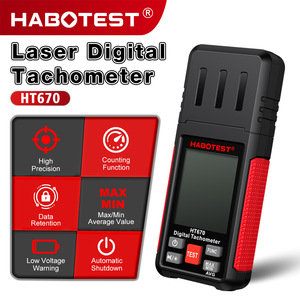 Tacómetro Digital HABOTEST HT670, Medidor de RPM Láser sin Contacto, Instrumento de Medición de Velocidad Industrial - Product Image 4