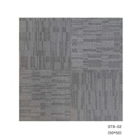 ODM/OEM Karpet Ubin 50*50cm Serbaguna Multi Ruangan Kombinasi Bebas Lantai Modular Karpet untuk Kantor dan Perusahaan