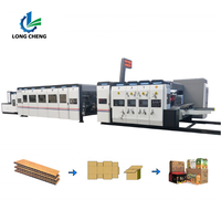Ligne de production d'impression, de découpe et de lamination de boîtes en carton quadricolores, machine de découpe et de pliage flexible, usine de fabrication