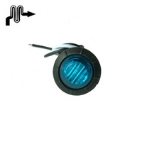 Feux latéraux ronds à LED 12V pour remorques, indicateurs latéraux, feux arrière latéraux pour voitures, bus, camions, automobiles, accessoires de lumière de voiture externes
