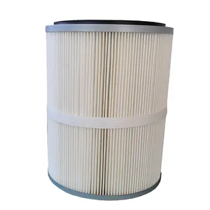 Patronen filter Flamm hemmender beschichteter Polyester faser filter Luftfilter