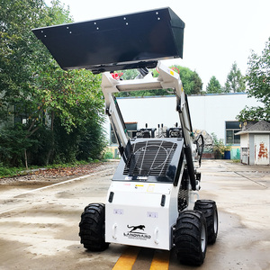 Mini-chargeuse compacte Landward 890 kg S480 anti-traction sur chenilles, idéale pour les chemins boueux et les vergers, haute performance - Product Image 4