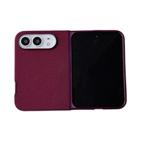 Étui de téléphone portable magnétique pliable de haute qualité, résistant aux chocs, pour iPhone DUO, style Ins, avec protection anti-traces de doigts