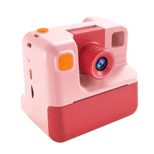 180degree lens rotated Selfie digital camera thermal printer instant print photography camera for kids