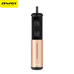 AWEI Auriculares inalámbricos 5,1 TWS con reducción de ruido Indicador de batería LED <span class=keywords><strong>Mini</strong></span> auriculares intrauditivos de baja latencia para auriculares Bluetooth - Product Image 6