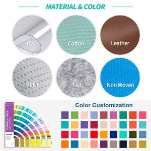 Bolsa de cosméticos de lona de moda ecológica barata con logotipo, bolsa de maquillaje de lona con logotipo personalizado de gran capacidad, bolsa Lemei - Product Image 5