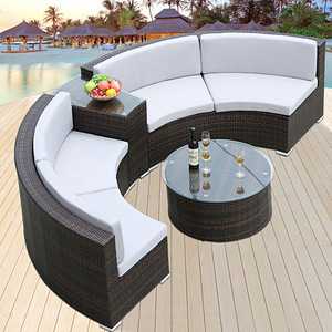 La migliore vendita lettino tondo in rattan lettino da sole in vimini per esterni - Product Image 5