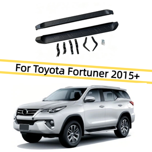 Estribos Laterales para <span class=keywords><strong>Toyota</strong></span> Fortuner 2015-  Barra Nerf Compatible con Fortuner <span class=keywords><strong>SW4</strong></span> 2015 2016 2017 2018 2019 2020 2021 <span class=keywords><strong>2022</strong></span> 2023 - Product Image 1