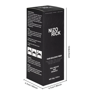 NIZORICK Fibras Capilares de Queratina, Polvo Espesante, Cubre Instantáneamente las Zonas Calvas, Corrector de Pérdida de Cabello, Fibra Capilar de Marca Privada - Product Image 3