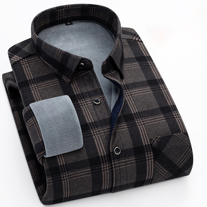 <span class=keywords><strong>Camicia</strong></span> Casual da <span class=keywords><strong>Uomo</strong></span> in Morbida Flanella <span class=keywords><strong>a</strong></span> Quadri <span class=keywords><strong>a</strong></span> Maniche Lunghe 9901 - Product Image 4