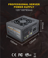 SFX Fuente de alimentación 500W APFC P8 110V Pequeña fuente de alimentación M-atx Soporte MINI ITX Gaming Case