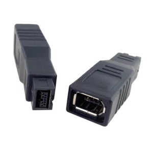 Adaptador Convertidor <span class=keywords><strong>FireWire</strong></span> 400 a 800, IEEE 1394a Hembra de 6 Pines a 1394b Macho de 9 Pines - Product Image 2