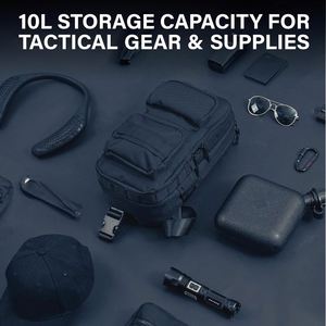 Mochila Táctica de Viaje para Exteriores, de Poliéster, con Cierre de Cremallera, Resistente, Ligera, para Senderismo, EDC, Unisex - Product Image 4