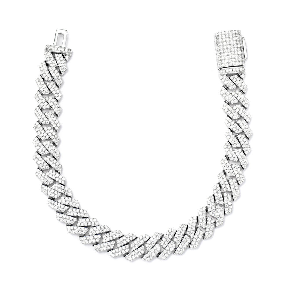 White Gold Plated(12mm Width)