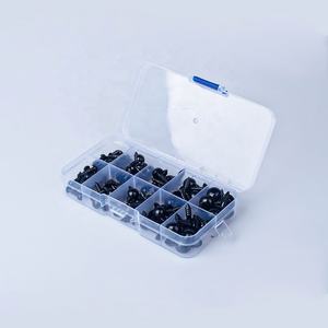 100 Piezas de <span class=keywords><strong>Ojos</strong></span> de Seguridad de Plástico Negro de 6-12 mm para Manualidades, Osos de Peluche, Juguetes de Peluche, Muñecos de Animales, <span class=keywords><strong>Amigurumi</strong></span> - Product Image 5